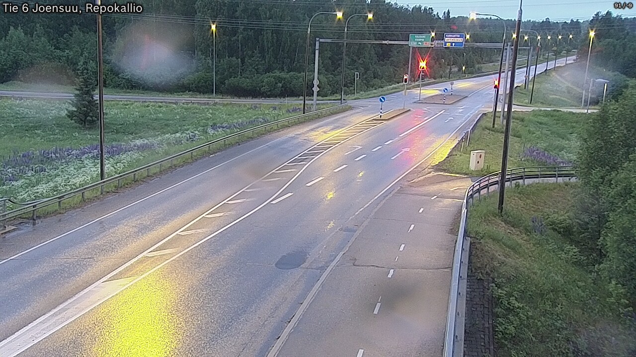 Kelikamerat Kuva Tie 6 Joensuu, Repokallio, Joensuu, Pohjois-Karjala