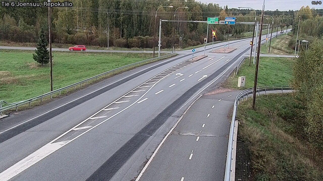 Kelikamerat Kuva Tie 6 Joensuu, Repokallio, Joensuu, Pohjois-Karjala