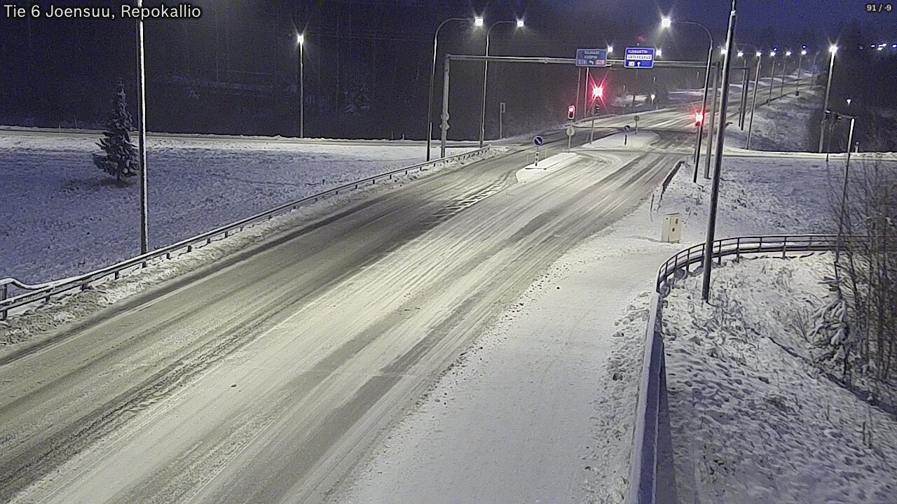 Weather Camera Image Väg 6 Joensuu, Repokallio, Joensuu, Pohjois-Karjala