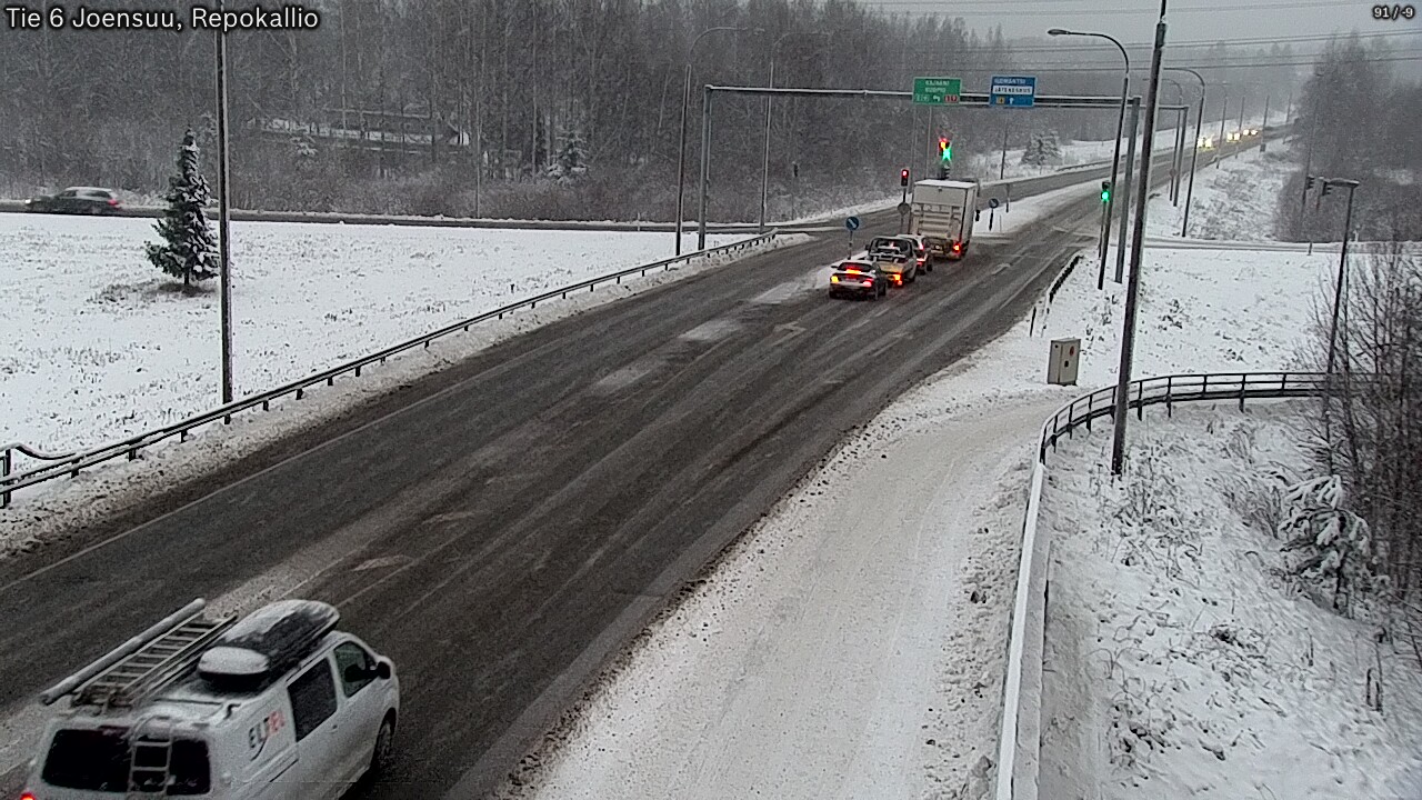 Kelikamerat Kuva Tie 6 Joensuu, Repokallio, Joensuu, Pohjois-Karjala