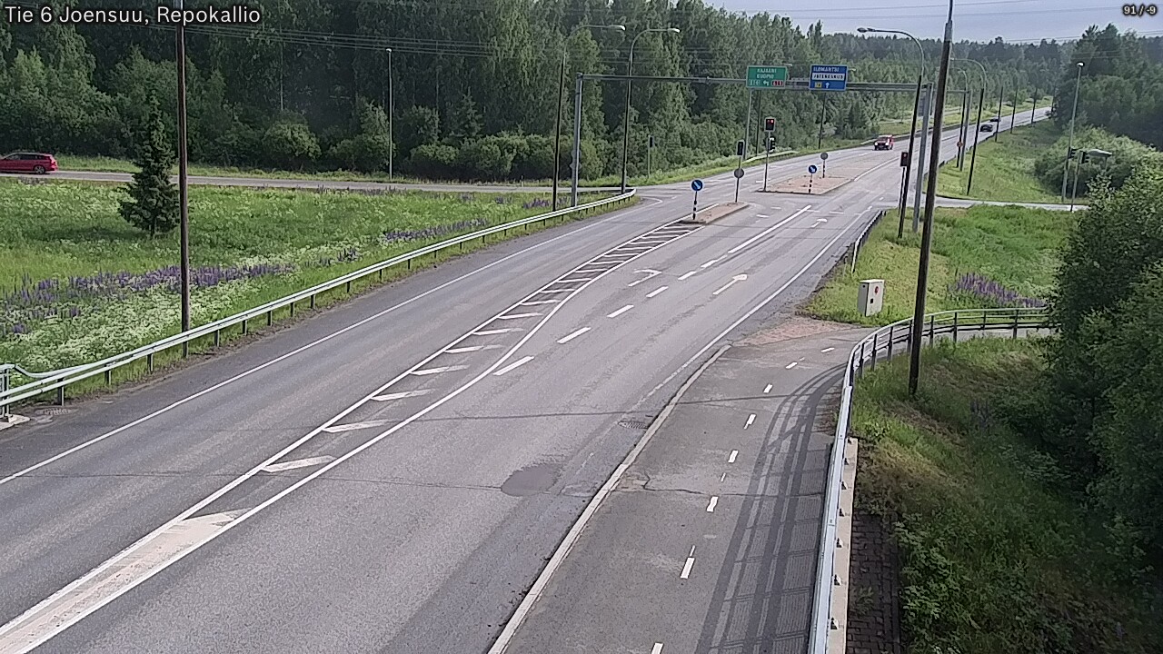 Kelikamerat Kuva Tie 6 Joensuu, Repokallio, Joensuu, Pohjois-Karjala