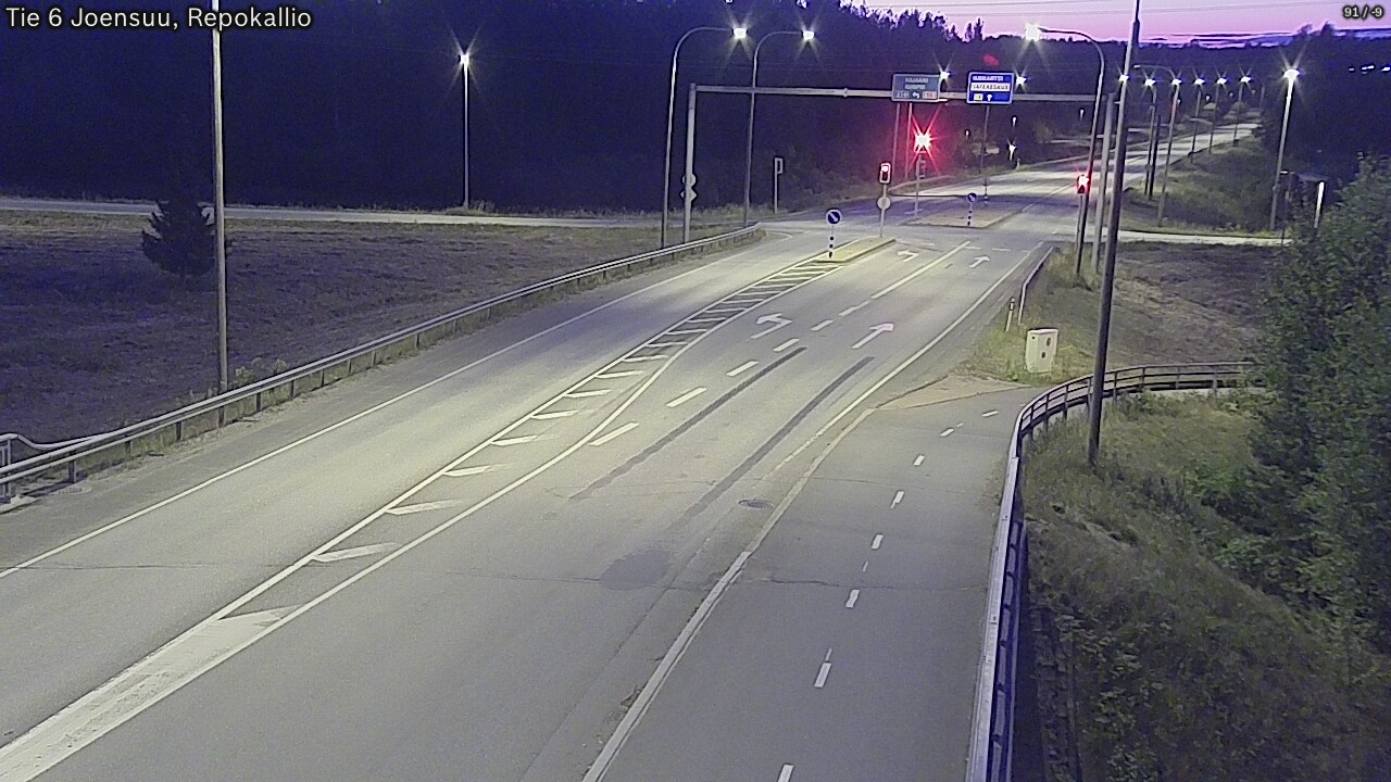 Weather Camera Image Road 6 Joensuu, Repokallio, Joensuu, Pohjois-Karjala