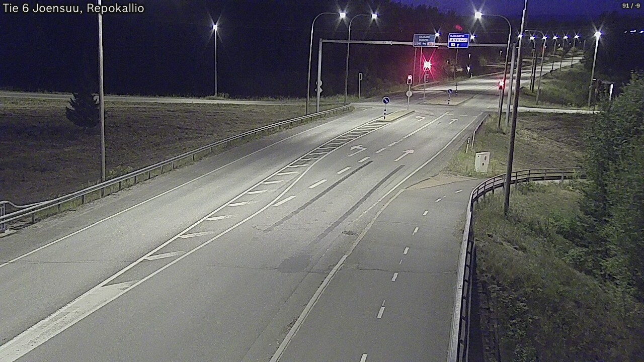 Weather Camera Image Road 6 Joensuu, Repokallio, Joensuu, Pohjois-Karjala