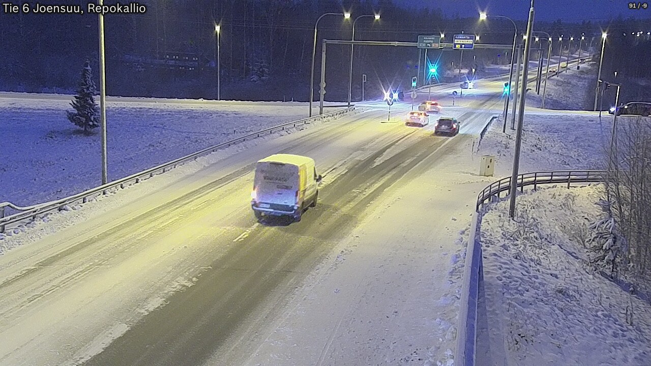 Kelikamerat Kuva Tie 6 Joensuu, Repokallio, Joensuu, Pohjois-Karjala