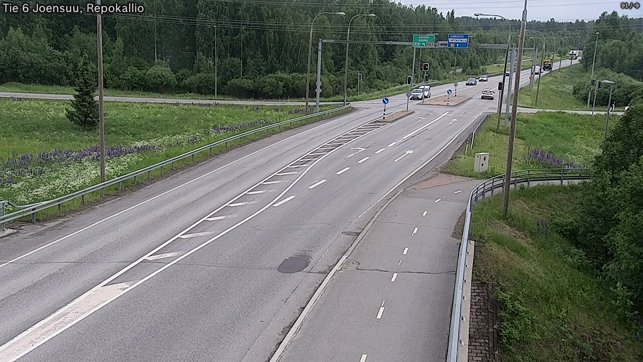 Weather Camera Image Road 6 Joensuu, Repokallio, Joensuu, Pohjois-Karjala