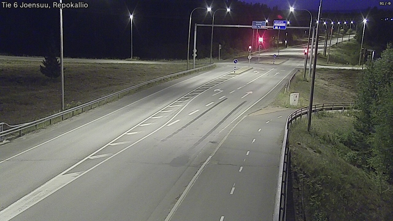 Weather Camera Image Road 6 Joensuu, Repokallio, Joensuu, Pohjois-Karjala