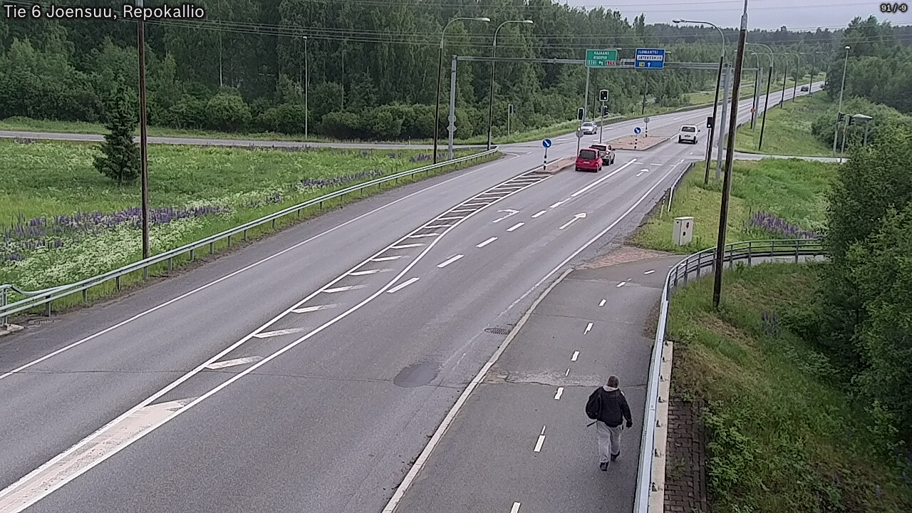 Kelikamerat Kuva Tie 6 Joensuu, Repokallio, Joensuu, Pohjois-Karjala