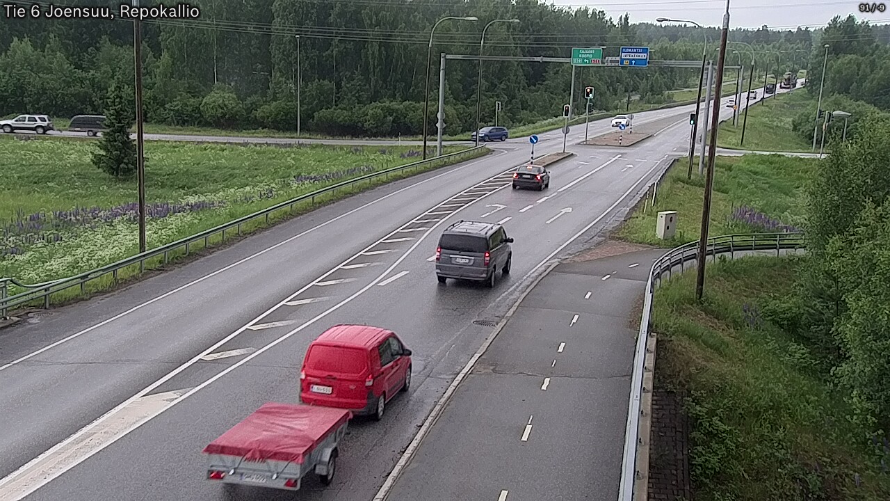 Kelikamerat Kuva Tie 6 Joensuu, Repokallio, Joensuu, Pohjois-Karjala