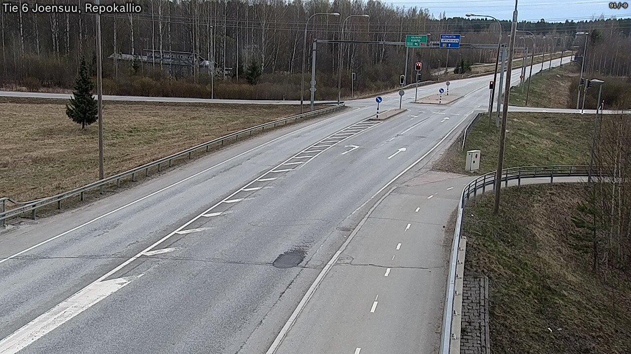 Weather Camera Image Väg 6 Joensuu, Repokallio, Joensuu, Pohjois-Karjala