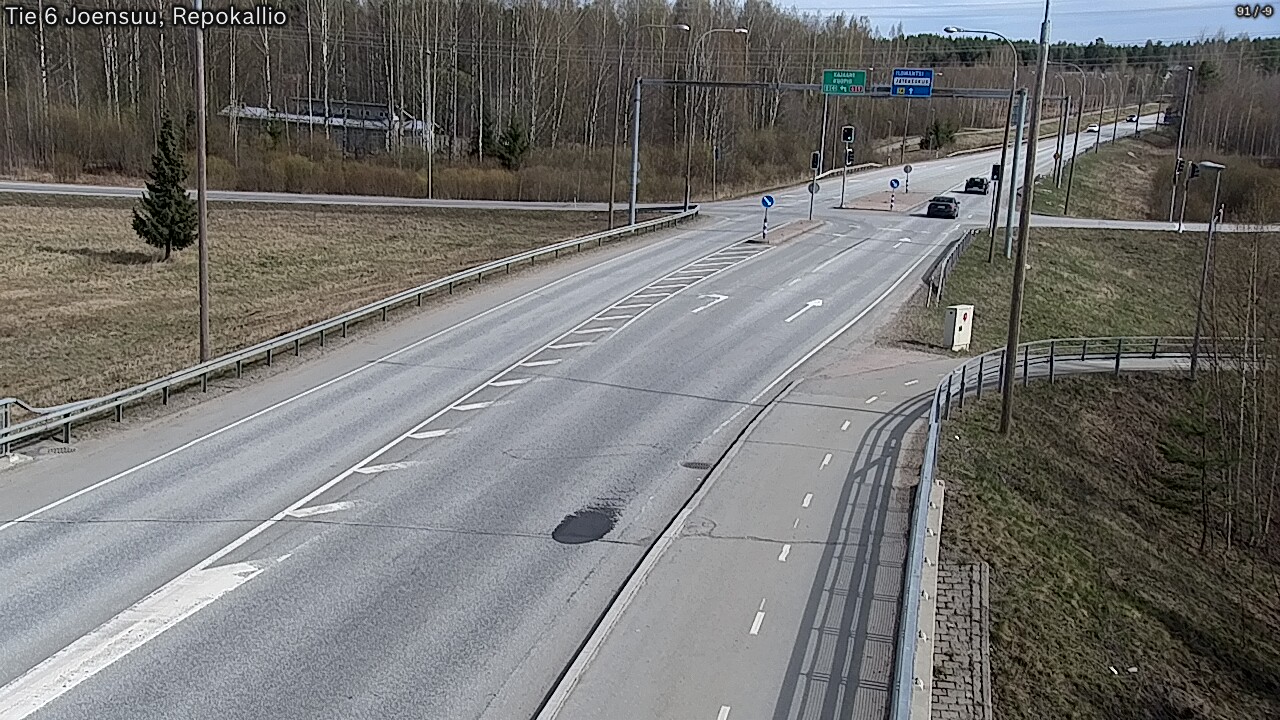 Weather Camera Image Väg 6 Joensuu, Repokallio, Joensuu, Pohjois-Karjala