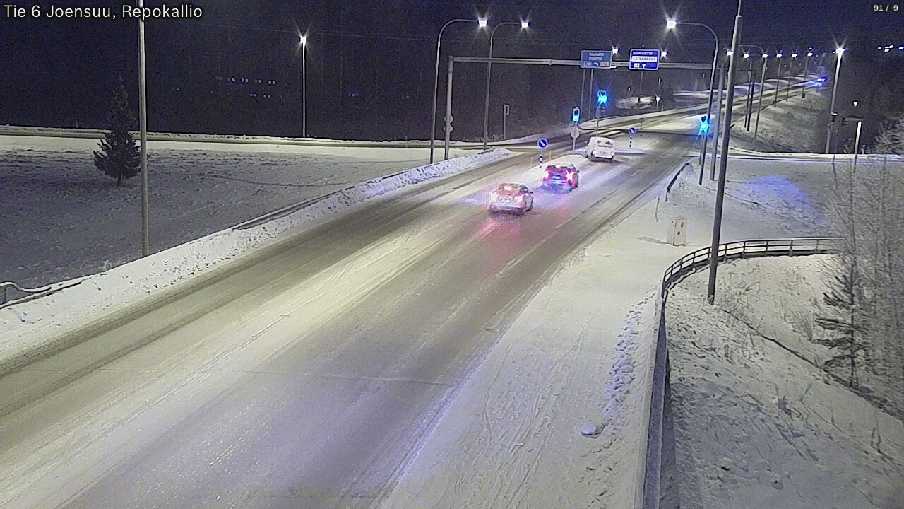 Weather Camera Image Väg 6 Joensuu, Repokallio, Joensuu, Pohjois-Karjala