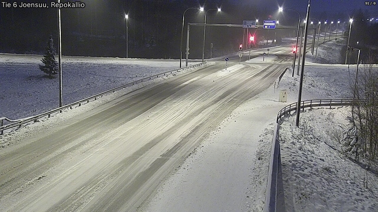 Weather Camera Image Väg 6 Joensuu, Repokallio, Joensuu, Pohjois-Karjala
