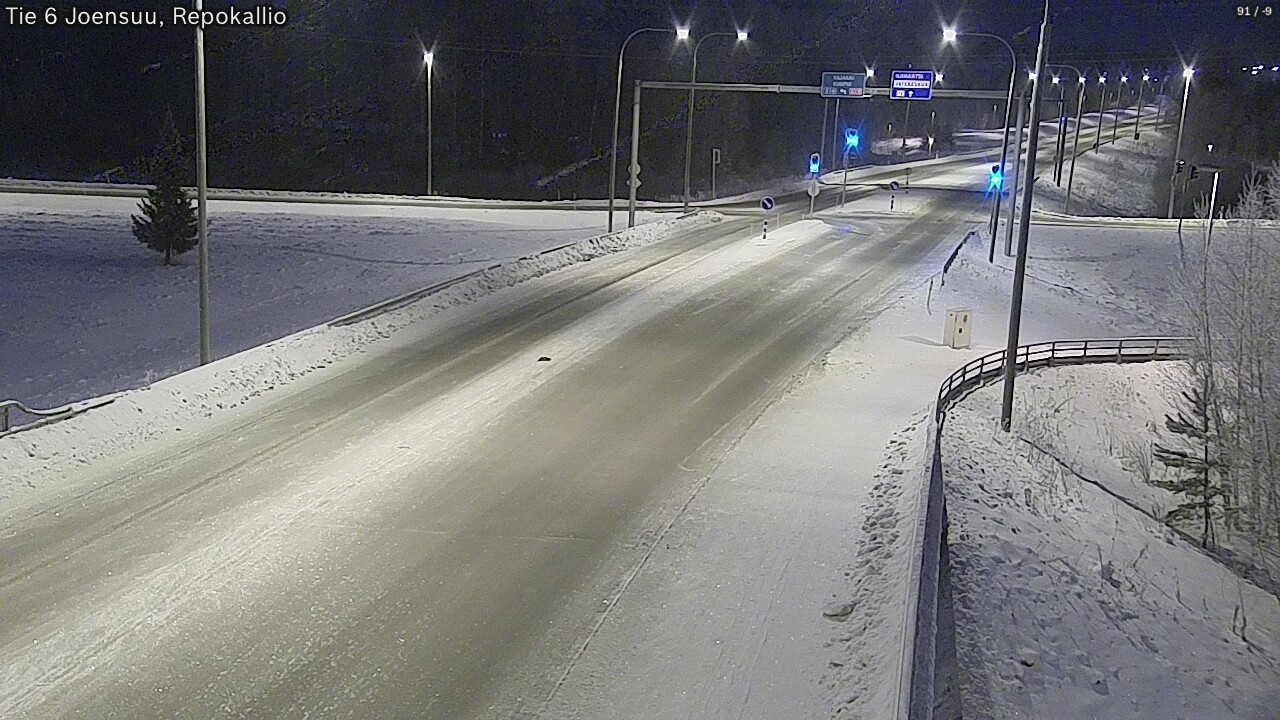 Kelikamerat Kuva Tie 6 Joensuu, Repokallio, Joensuu, Pohjois-Karjala