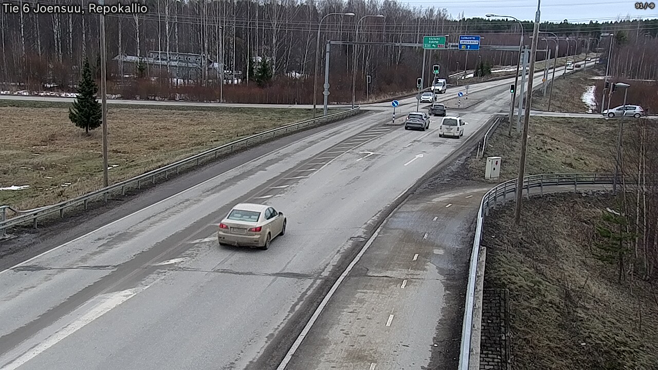 Kelikamerat Kuva Tie 6 Joensuu, Repokallio, Joensuu, Pohjois-Karjala