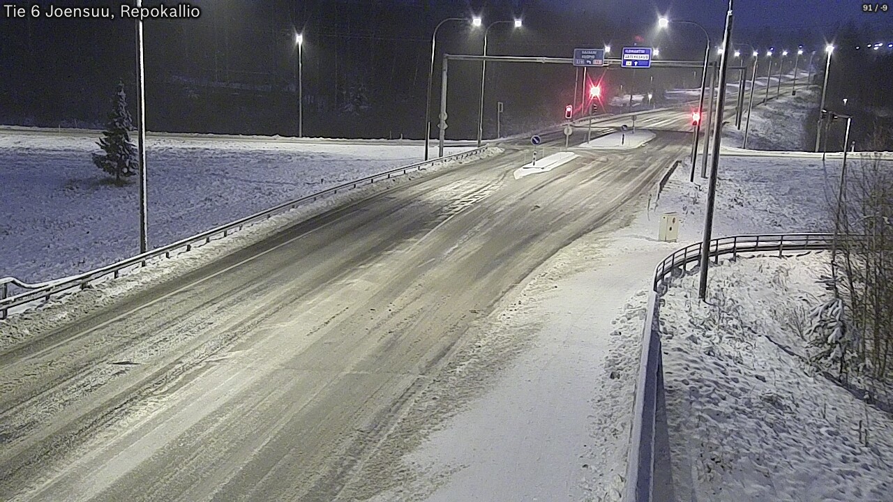 Weather Camera Image Väg 6 Joensuu, Repokallio, Joensuu, Pohjois-Karjala
