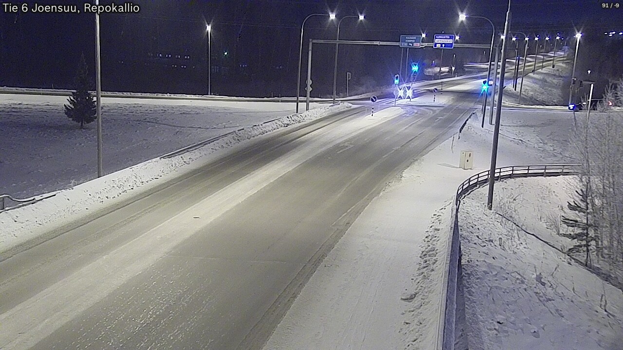 Kelikamerat Kuva Tie 6 Joensuu, Repokallio, Joensuu, Pohjois-Karjala