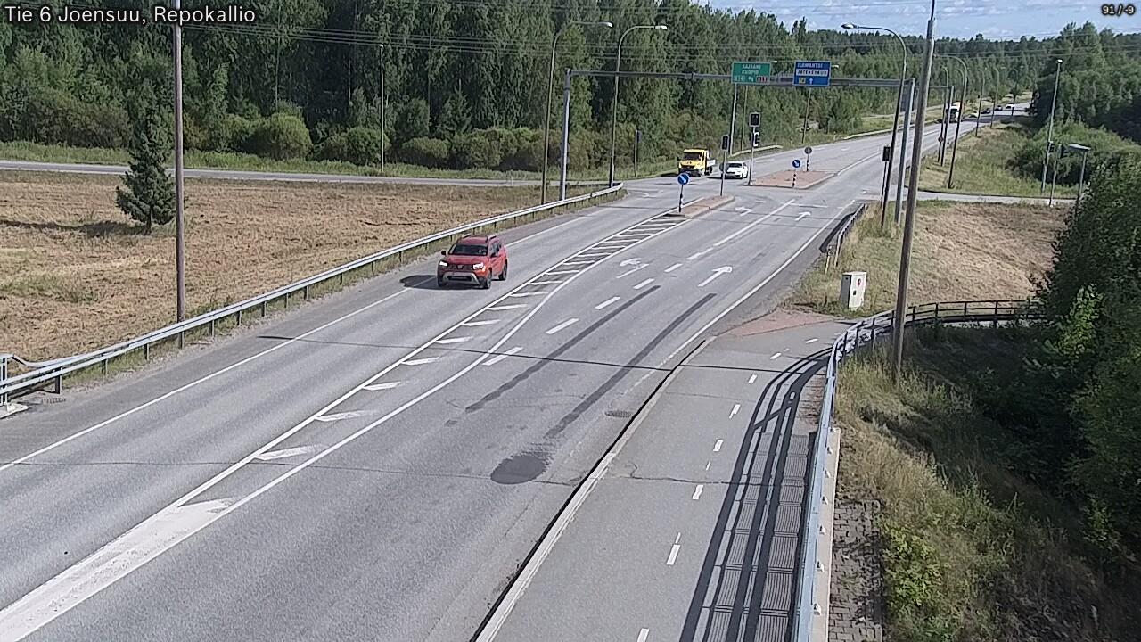 Weather Camera Image Road 6 Joensuu, Repokallio, Joensuu, Pohjois-Karjala