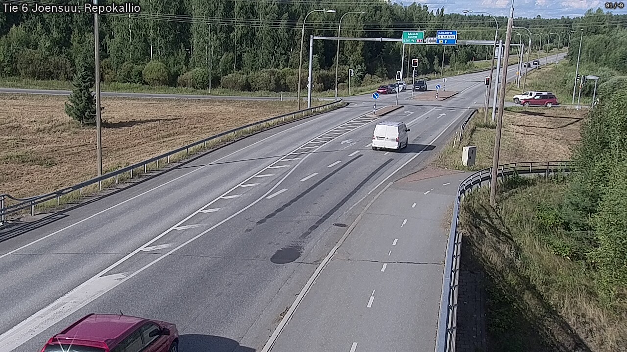 Weather Camera Image Road 6 Joensuu, Repokallio, Joensuu, Pohjois-Karjala