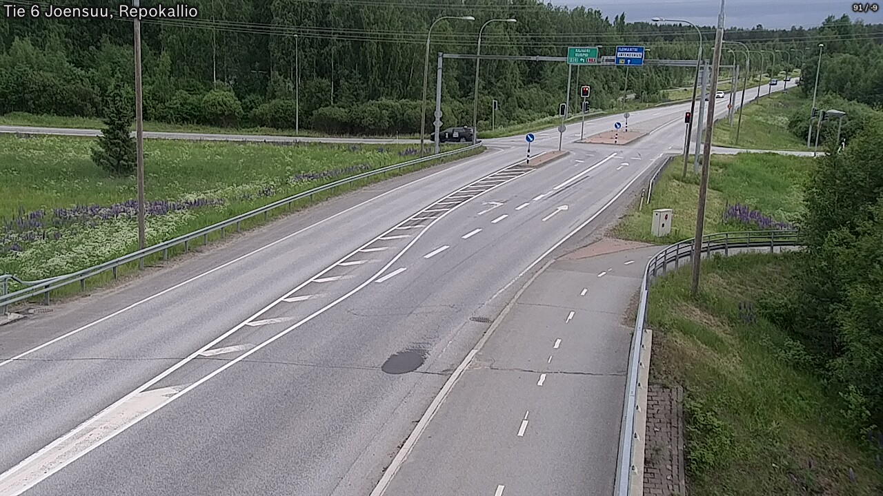 Kelikamerat Kuva Tie 6 Joensuu, Repokallio, Joensuu, Pohjois-Karjala