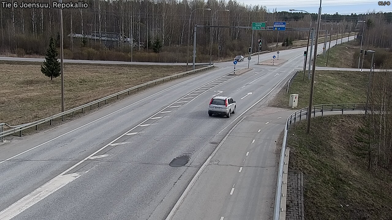 Weather Camera Image Väg 6 Joensuu, Repokallio, Joensuu, Pohjois-Karjala