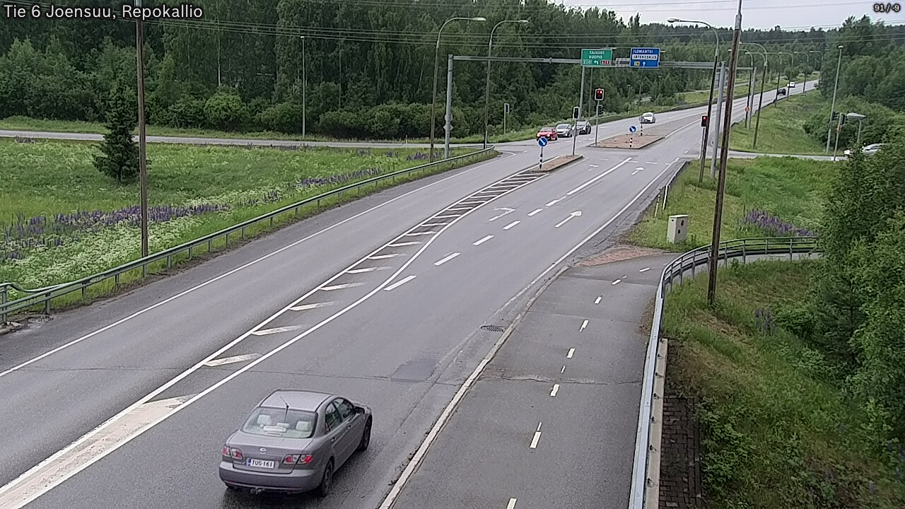 Weather Camera Image Road 6 Joensuu, Repokallio, Joensuu, Pohjois-Karjala
