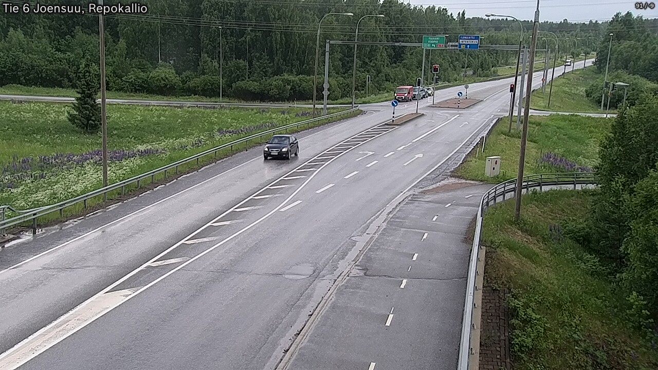 Weather Camera Image Road 6 Joensuu, Repokallio, Joensuu, Pohjois-Karjala