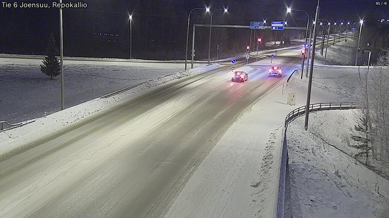 Weather Camera Image Väg 6 Joensuu, Repokallio, Joensuu, Pohjois-Karjala
