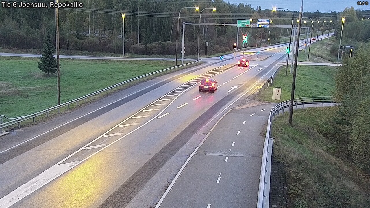 Kelikamerat Kuva Tie 6 Joensuu, Repokallio, Joensuu, Pohjois-Karjala