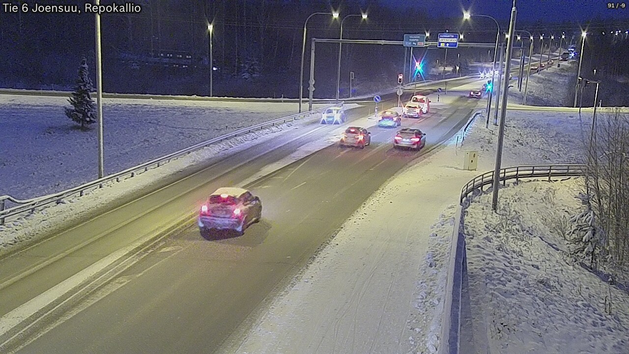 Kelikamerat Kuva Tie 6 Joensuu, Repokallio, Joensuu, Pohjois-Karjala