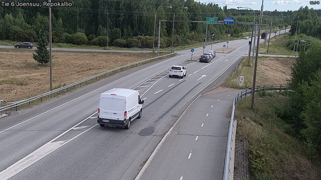 Kelikamerat Kuva Tie 6 Joensuu, Repokallio, Joensuu, Pohjois-Karjala