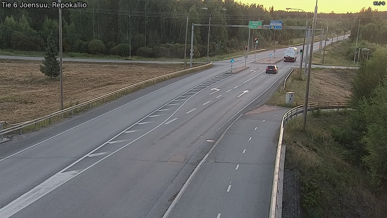 Weather Camera Image Road 6 Joensuu, Repokallio, Joensuu, Pohjois-Karjala