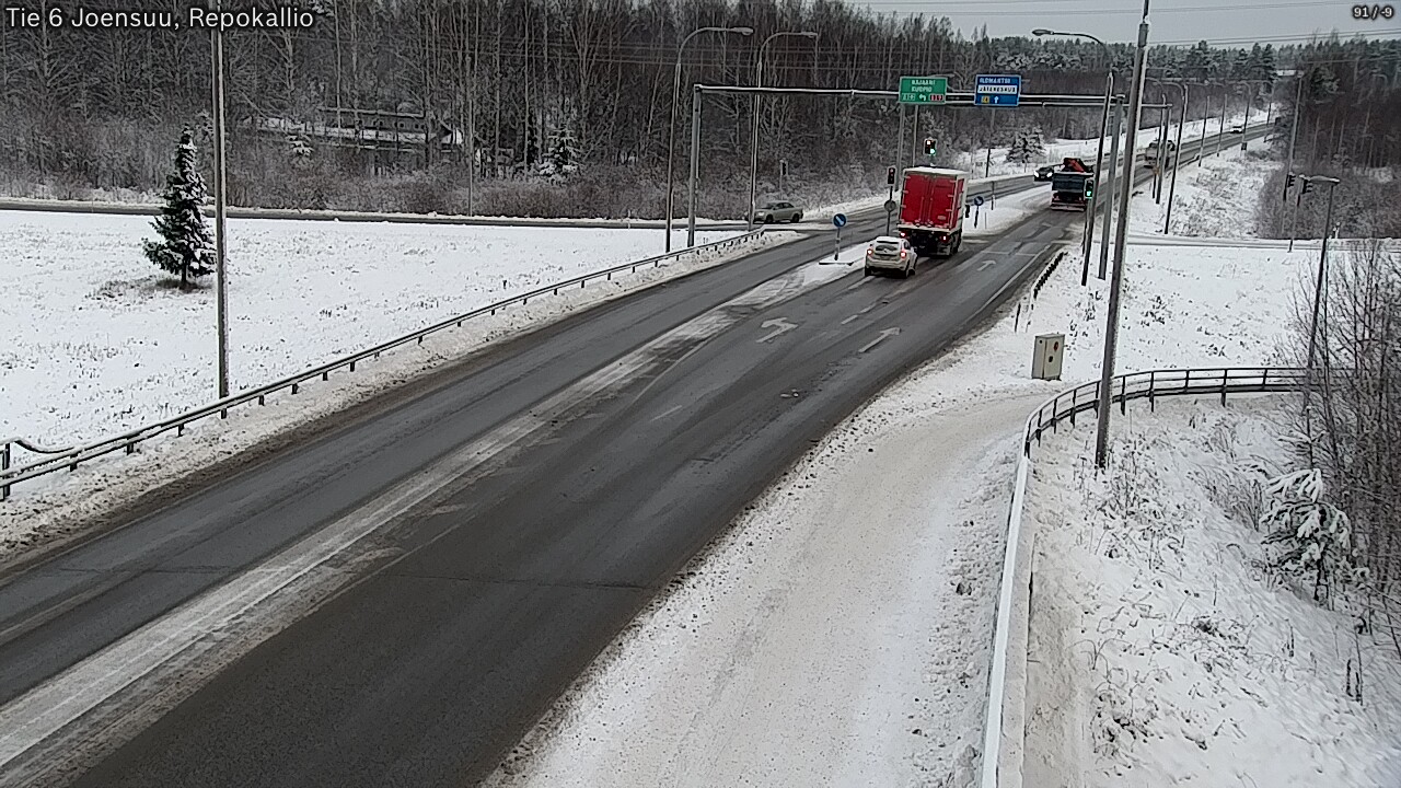 Kelikamerat Kuva Tie 6 Joensuu, Repokallio, Joensuu, Pohjois-Karjala