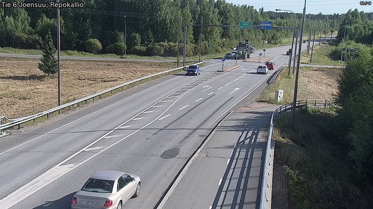 Kelikamerat Kuva Tie 6 Joensuu, Repokallio, Joensuu, Pohjois-Karjala