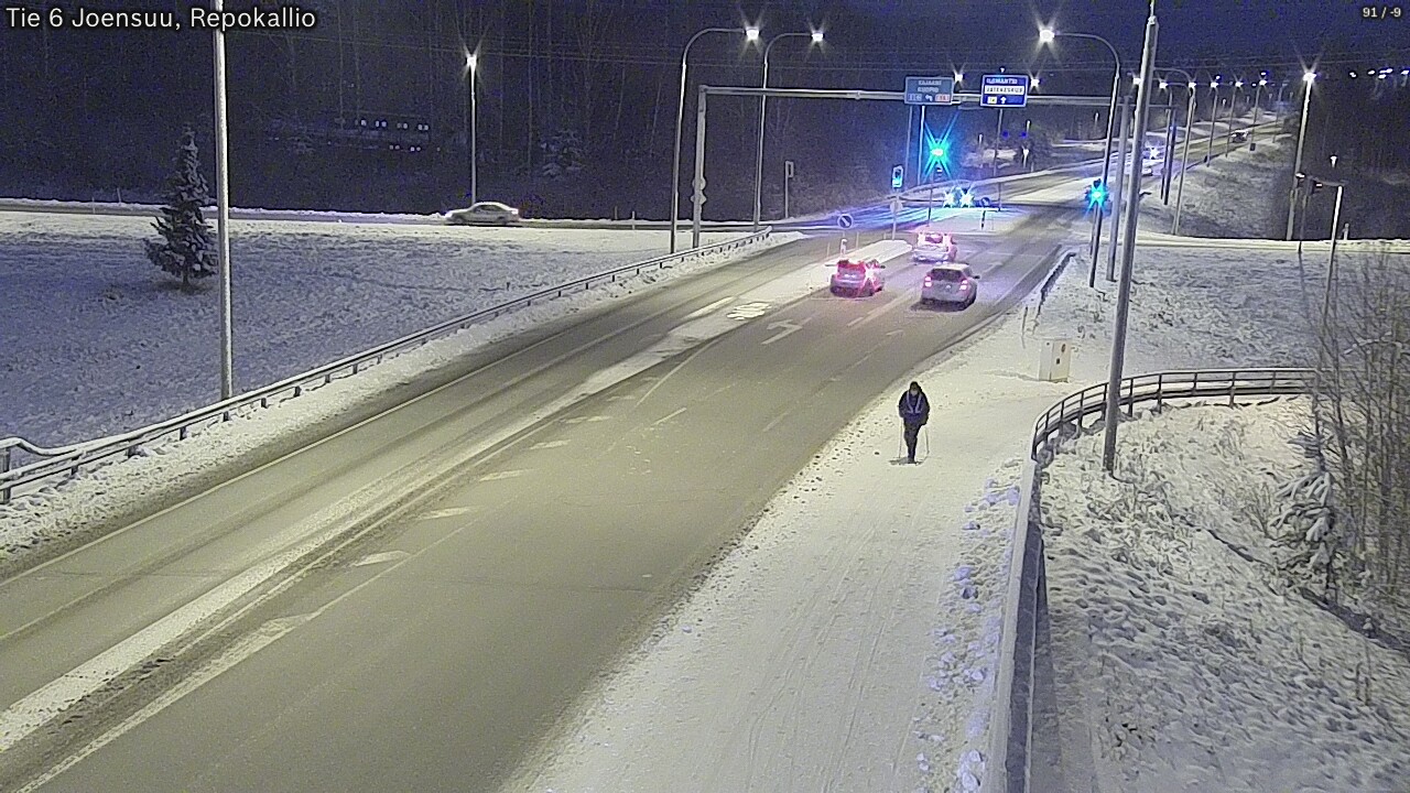 Kelikamerat Kuva Tie 6 Joensuu, Repokallio, Joensuu, Pohjois-Karjala