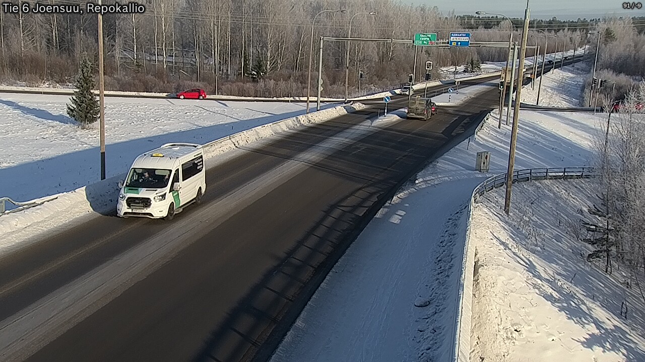 Kelikamerat Kuva Tie 6 Joensuu, Repokallio, Joensuu, Pohjois-Karjala