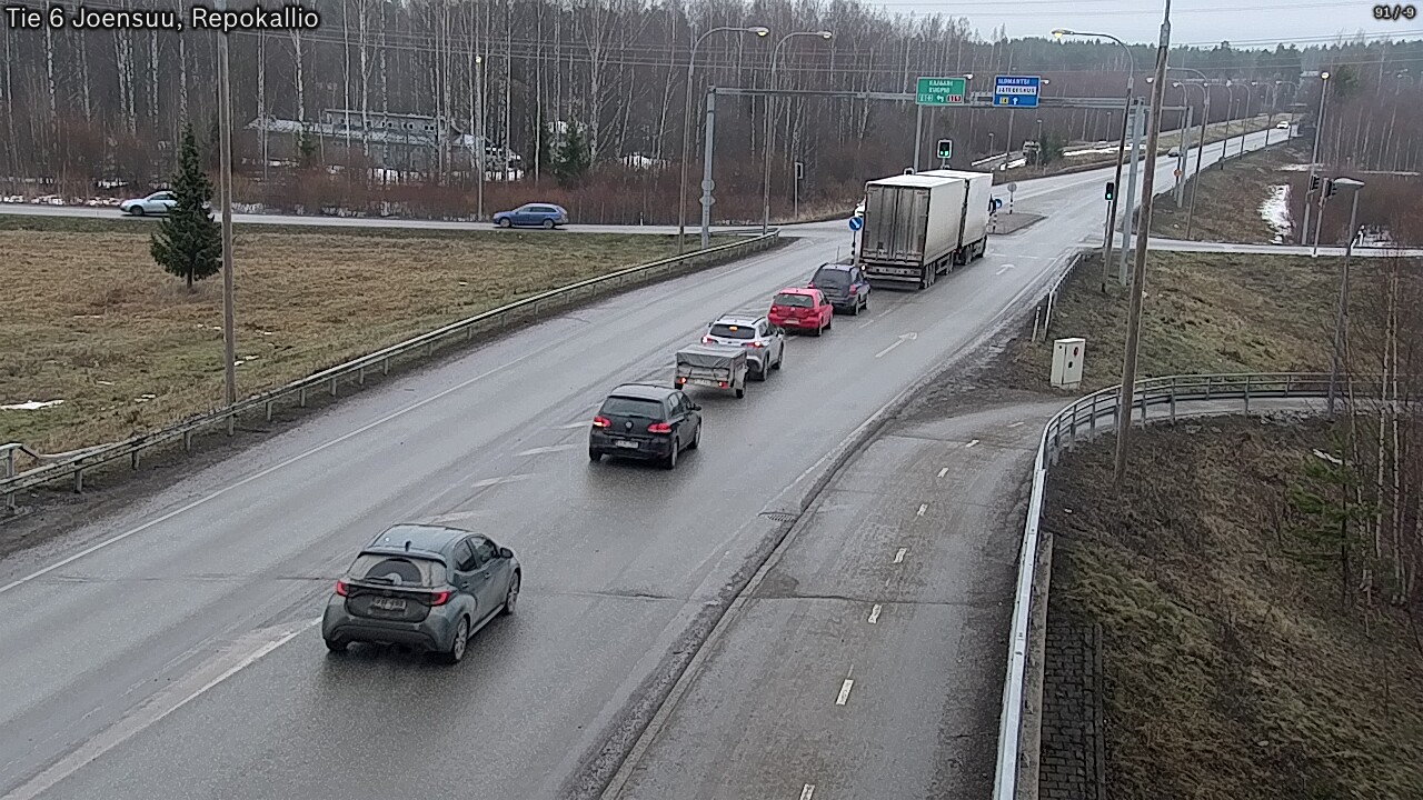 Kelikamerat Kuva Tie 6 Joensuu, Repokallio, Joensuu, Pohjois-Karjala