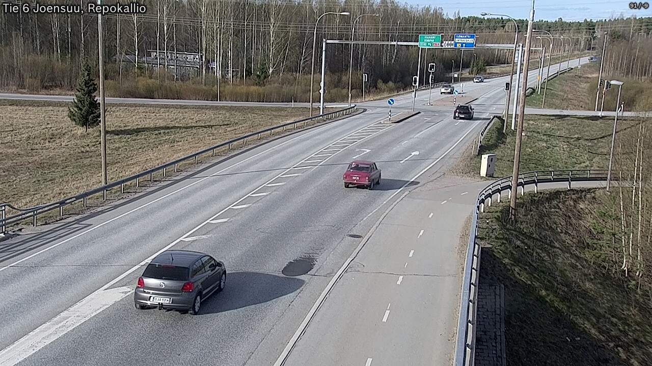 Weather Camera Image Väg 6 Joensuu, Repokallio, Joensuu, Pohjois-Karjala
