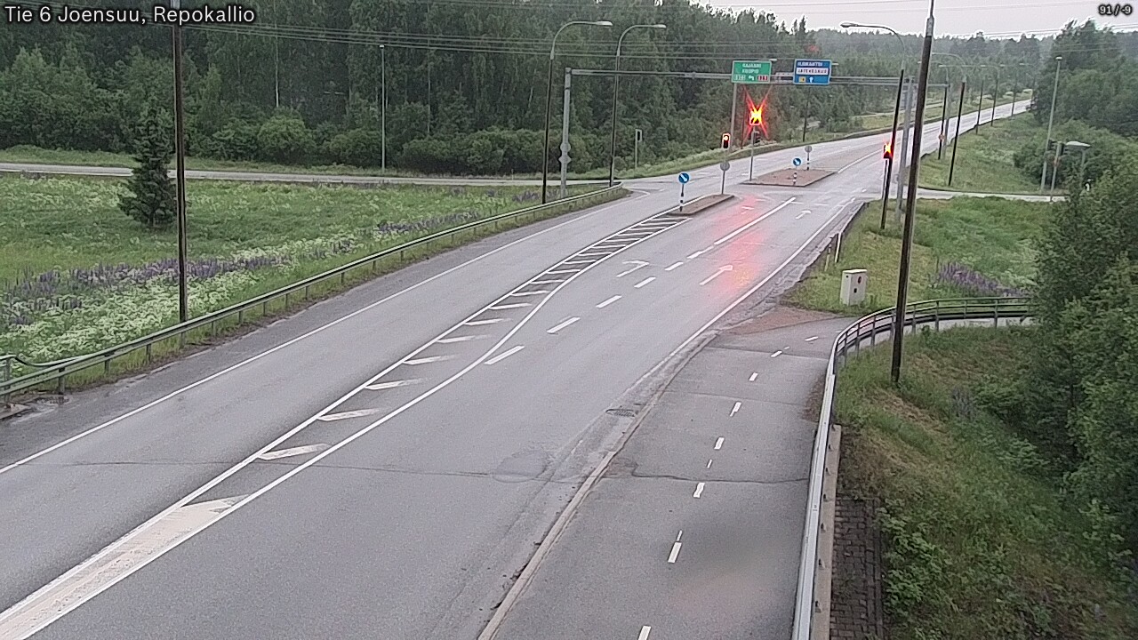 Kelikamerat Kuva Tie 6 Joensuu, Repokallio, Joensuu, Pohjois-Karjala