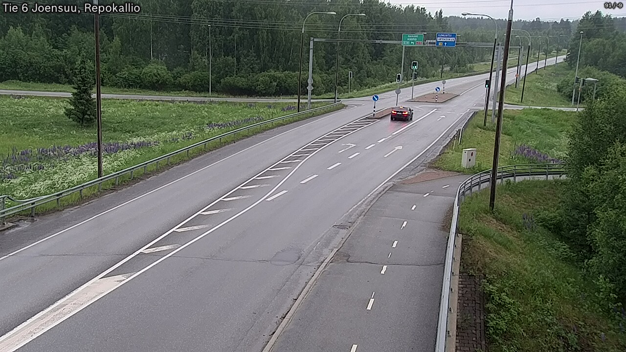 Kelikamerat Kuva Tie 6 Joensuu, Repokallio, Joensuu, Pohjois-Karjala