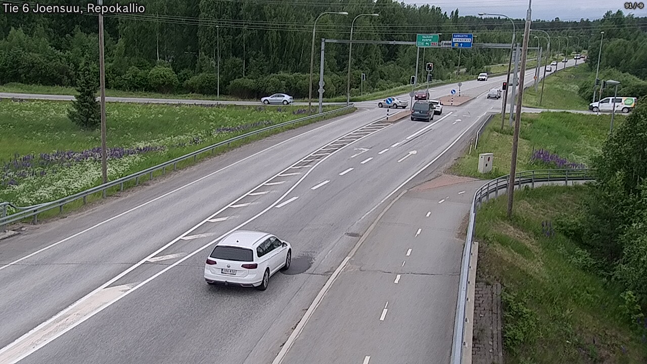 Kelikamerat Kuva Tie 6 Joensuu, Repokallio, Joensuu, Pohjois-Karjala