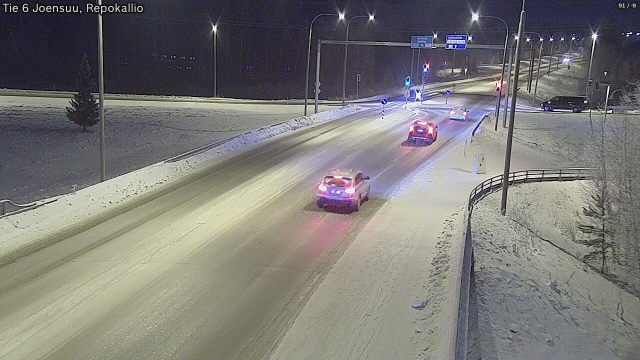 Weather Camera Image Väg 6 Joensuu, Repokallio, Joensuu, Pohjois-Karjala