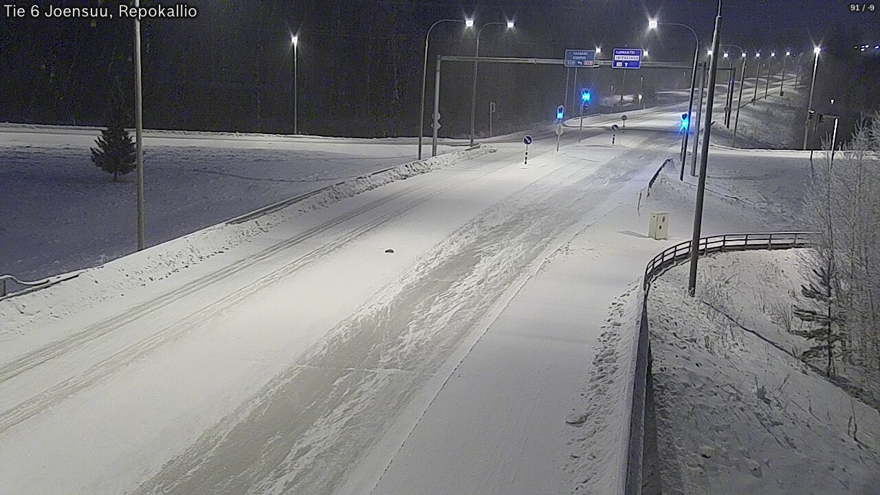 Kelikamerat Kuva Tie 6 Joensuu, Repokallio, Joensuu, Pohjois-Karjala