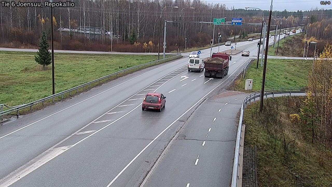 Kelikamerat Kuva Tie 6 Joensuu, Repokallio, Joensuu, Pohjois-Karjala