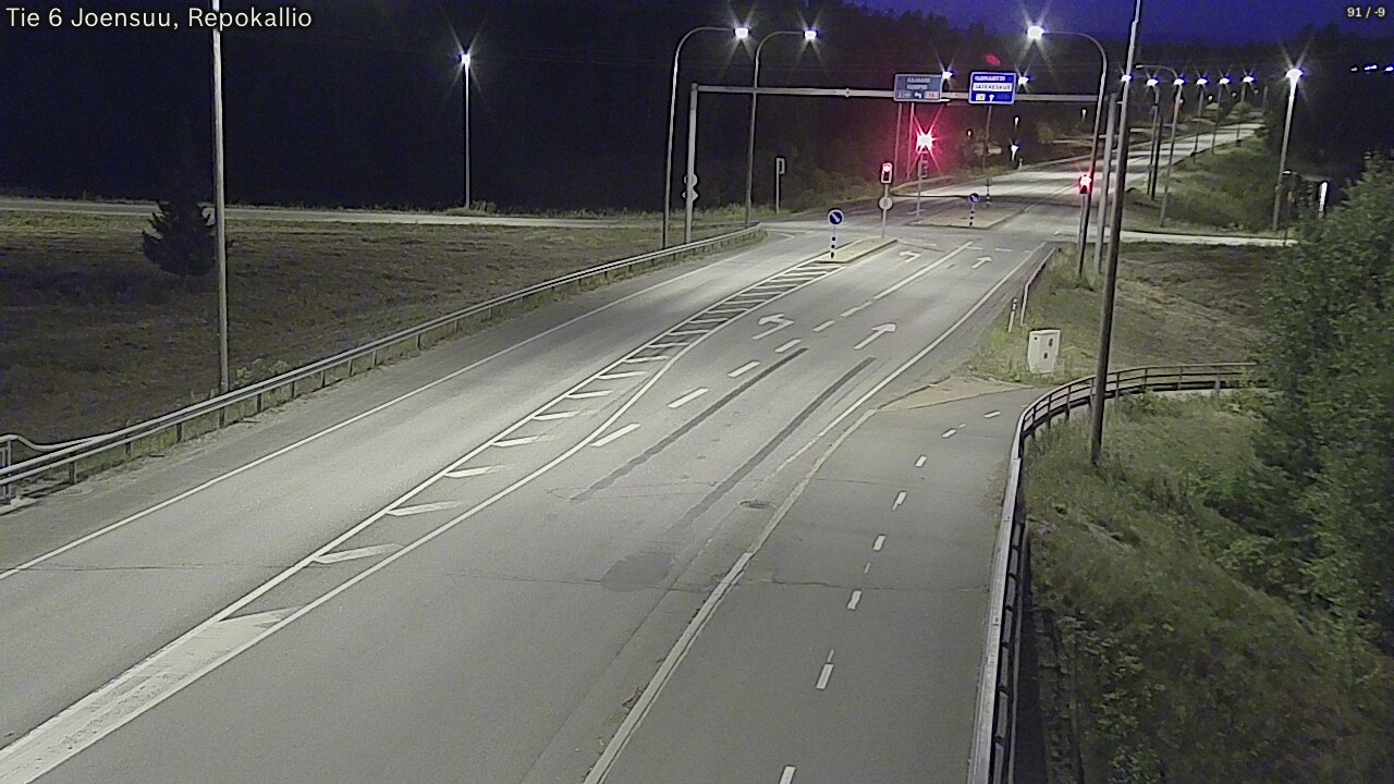 Weather Camera Image Road 6 Joensuu, Repokallio, Joensuu, Pohjois-Karjala