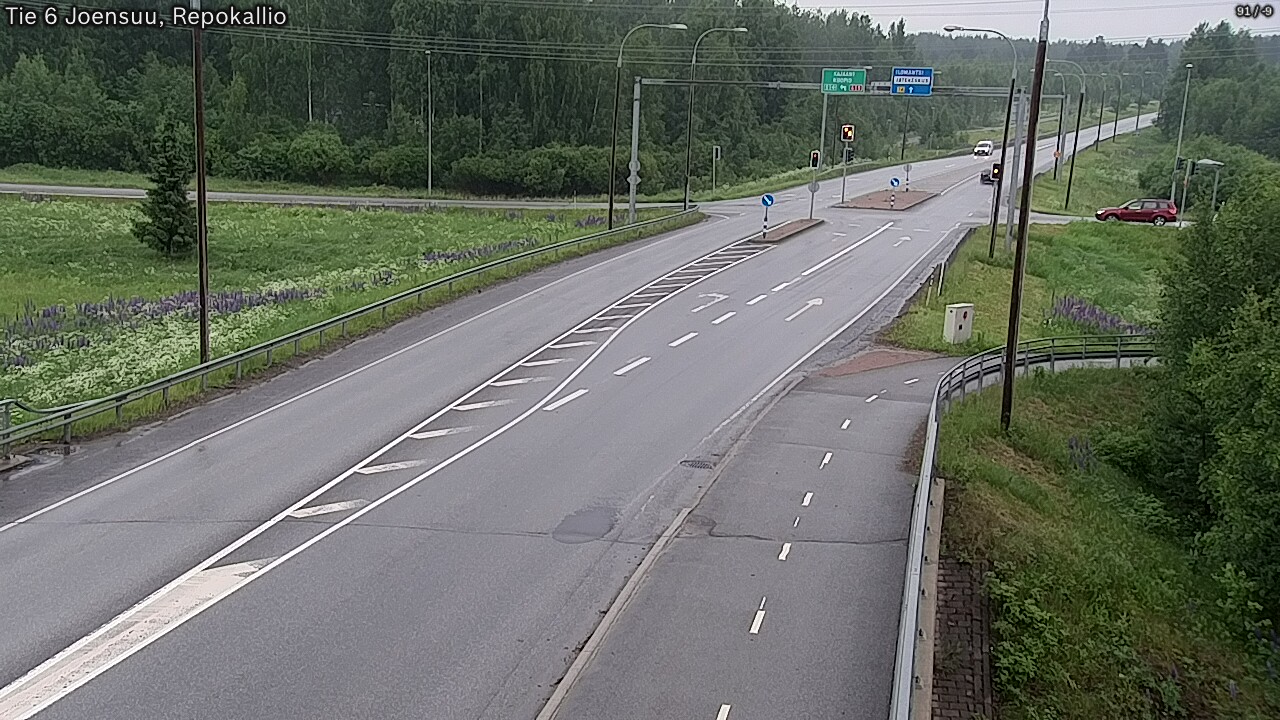 Kelikamerat Kuva Tie 6 Joensuu, Repokallio, Joensuu, Pohjois-Karjala
