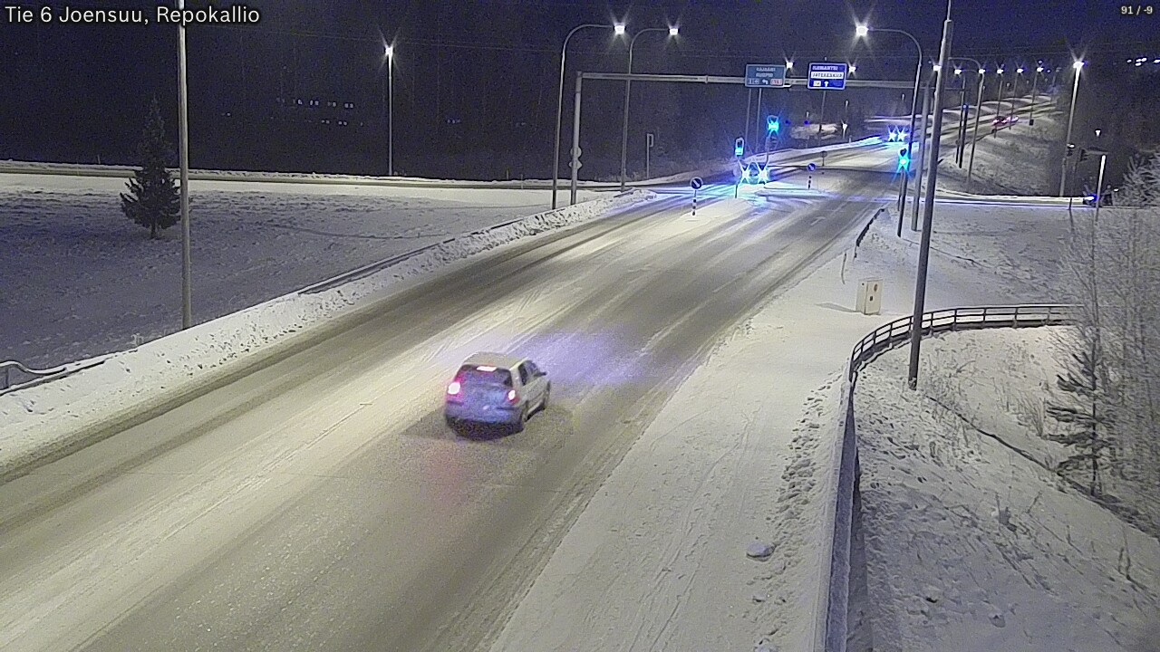 Weather Camera Image Väg 6 Joensuu, Repokallio, Joensuu, Pohjois-Karjala