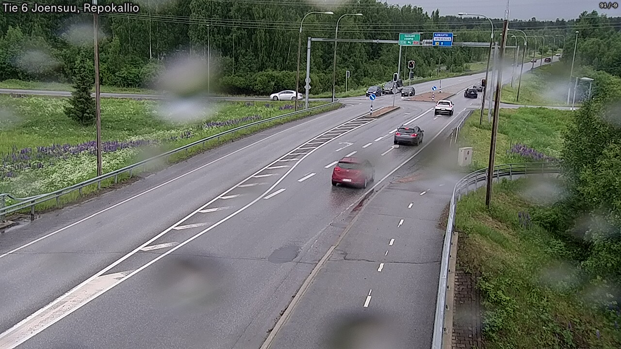 Weather Camera Image Väg 6 Joensuu, Repokallio, Joensuu, Pohjois-Karjala