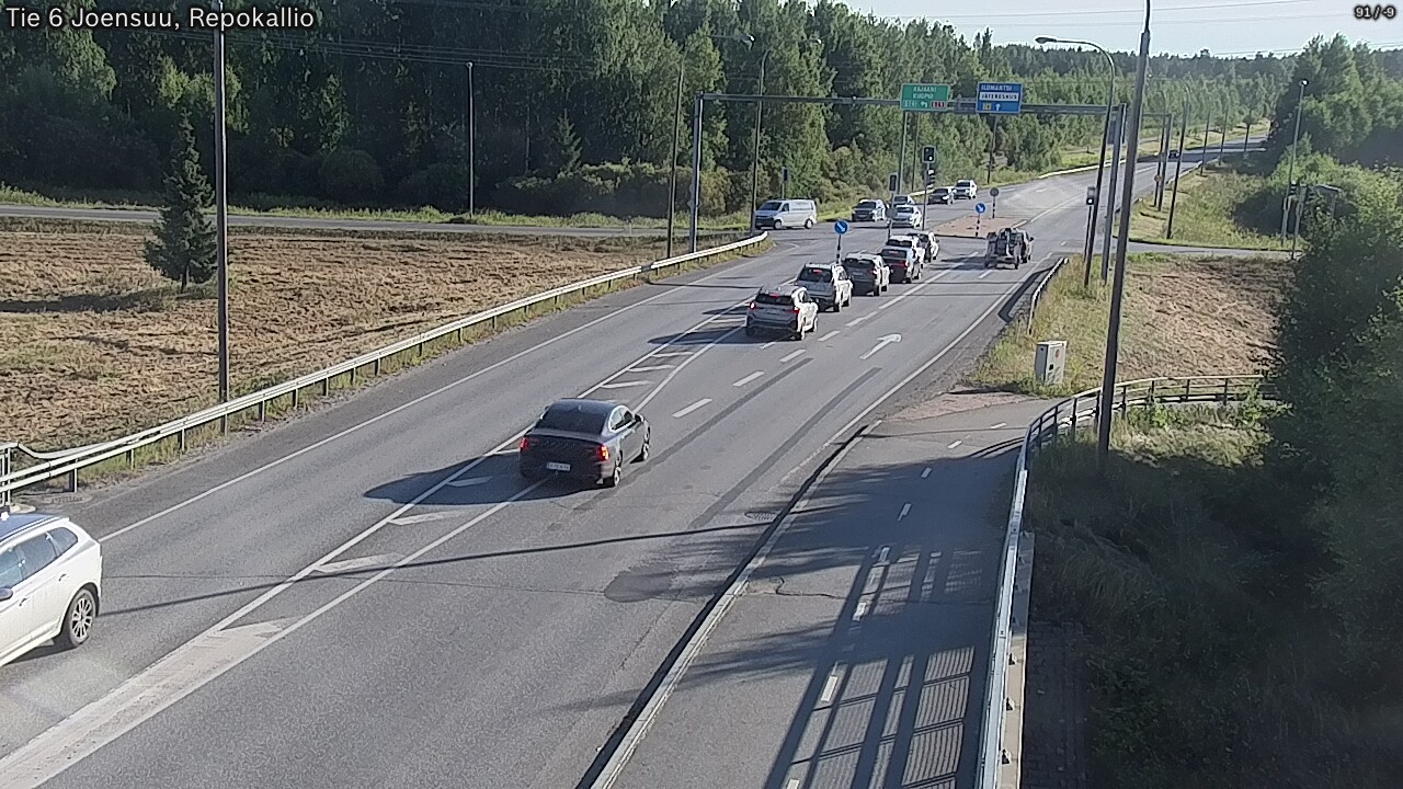 Kelikamerat Kuva Tie 6 Joensuu, Repokallio, Joensuu, Pohjois-Karjala