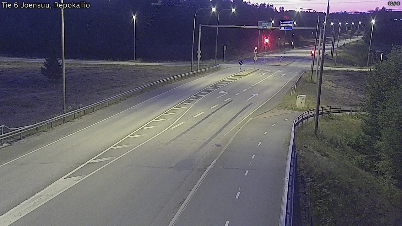 Weather Camera Image Road 6 Joensuu, Repokallio, Joensuu, Pohjois-Karjala