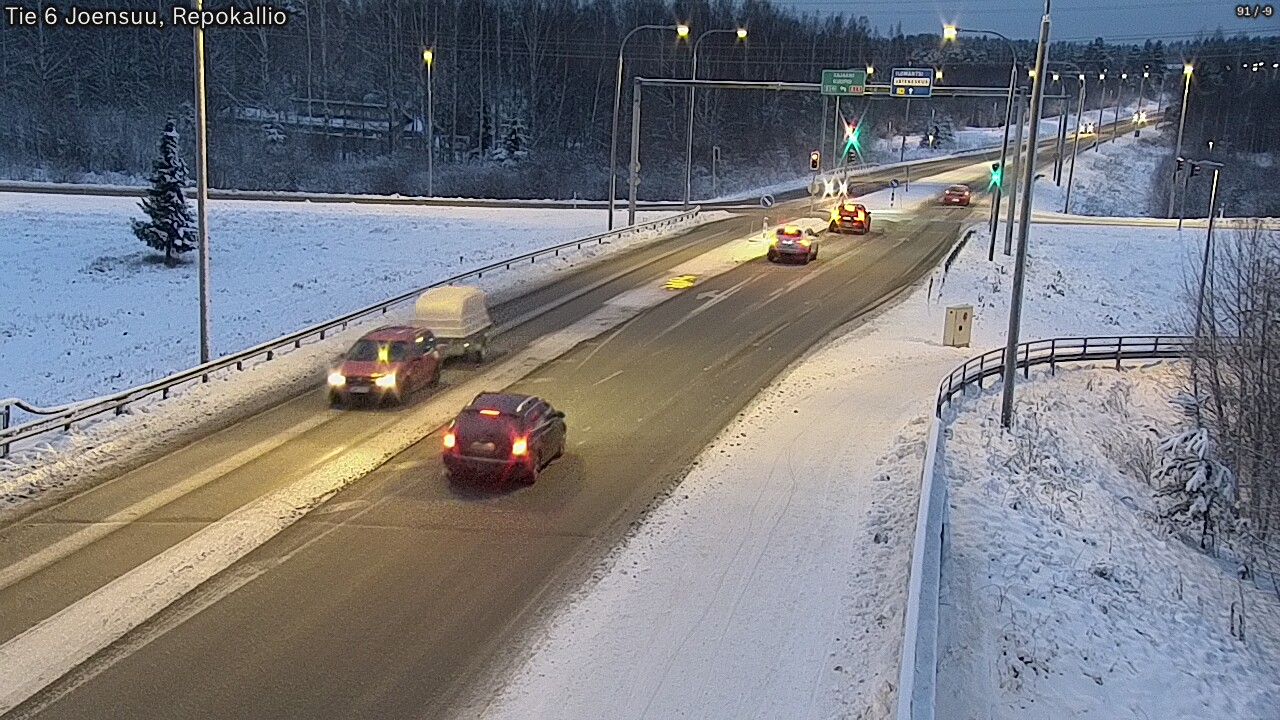 Kelikamerat Kuva Tie 6 Joensuu, Repokallio, Joensuu, Pohjois-Karjala